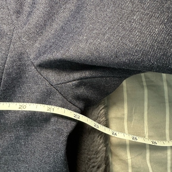 Talbots Blazer Womens 16 Blue Aberdeen 2 Button Lined Jacket Pockets Work Casual - Picture 6 of 9